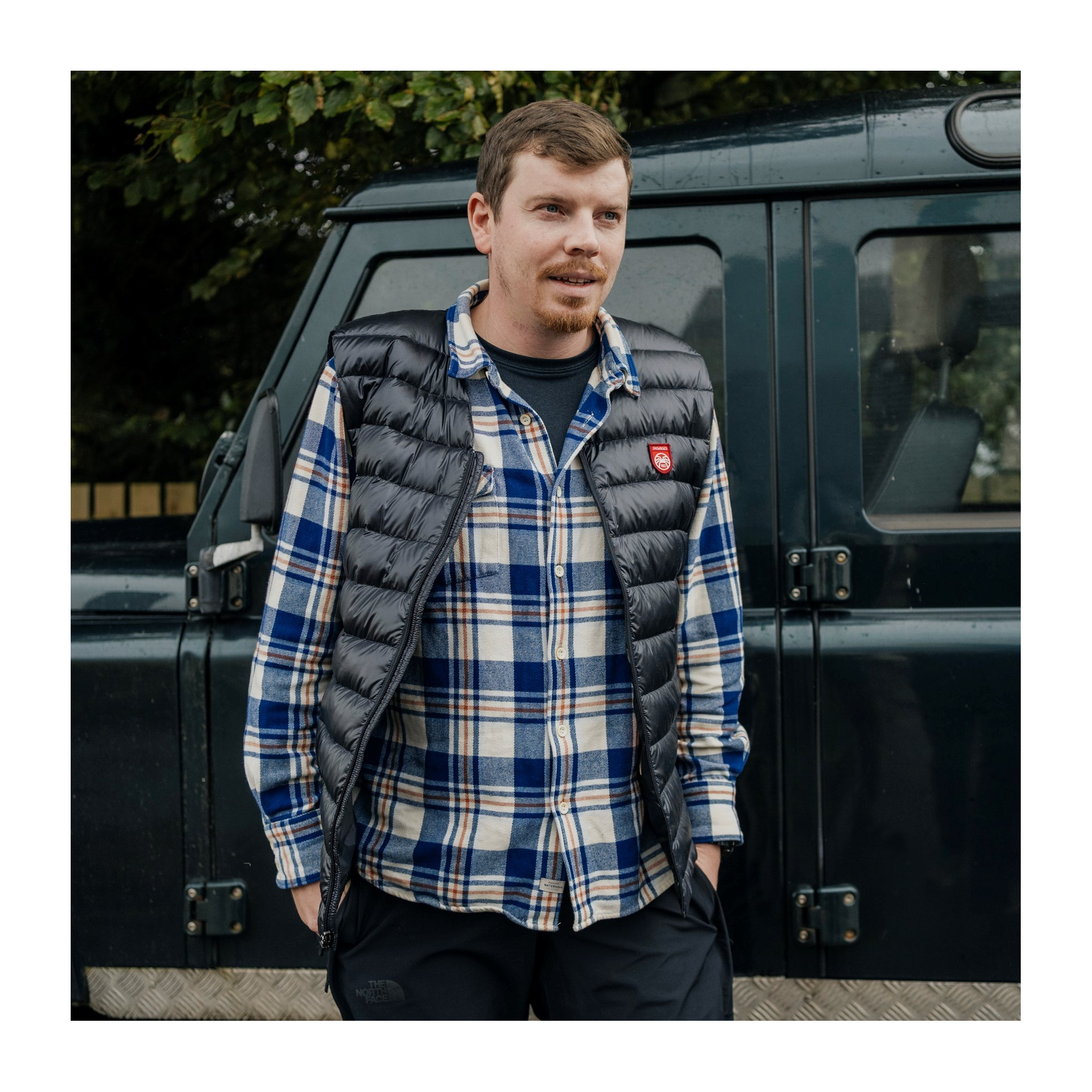 Men's down vest - Shadow V Neck Men