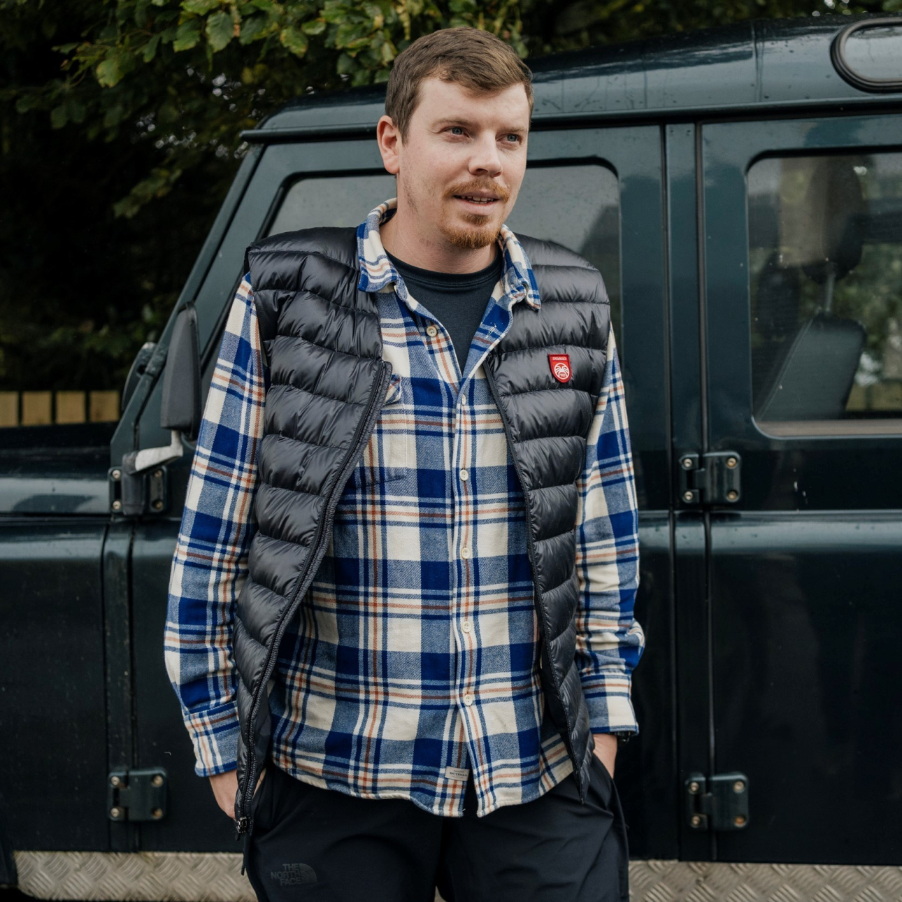 Men's down vest - Shadow V Neck Men