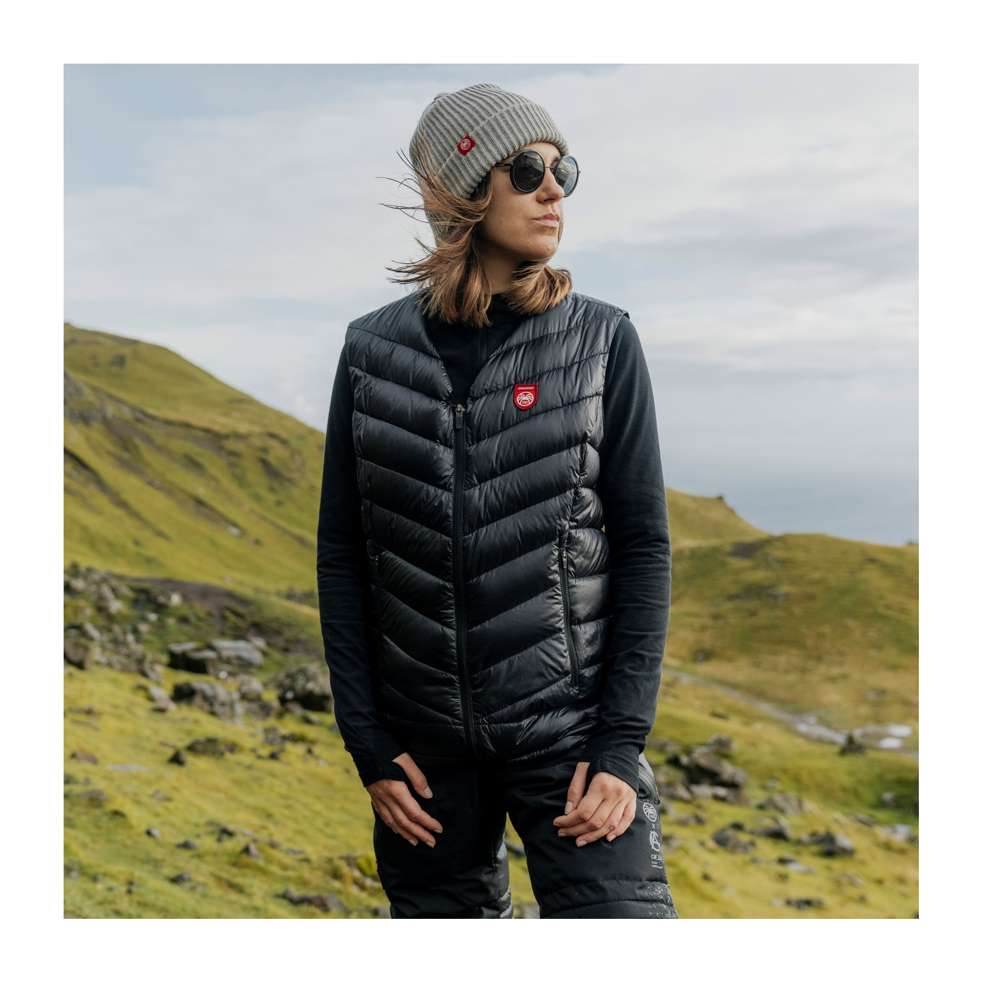 Women’s down vest - Shadow V Neck Women