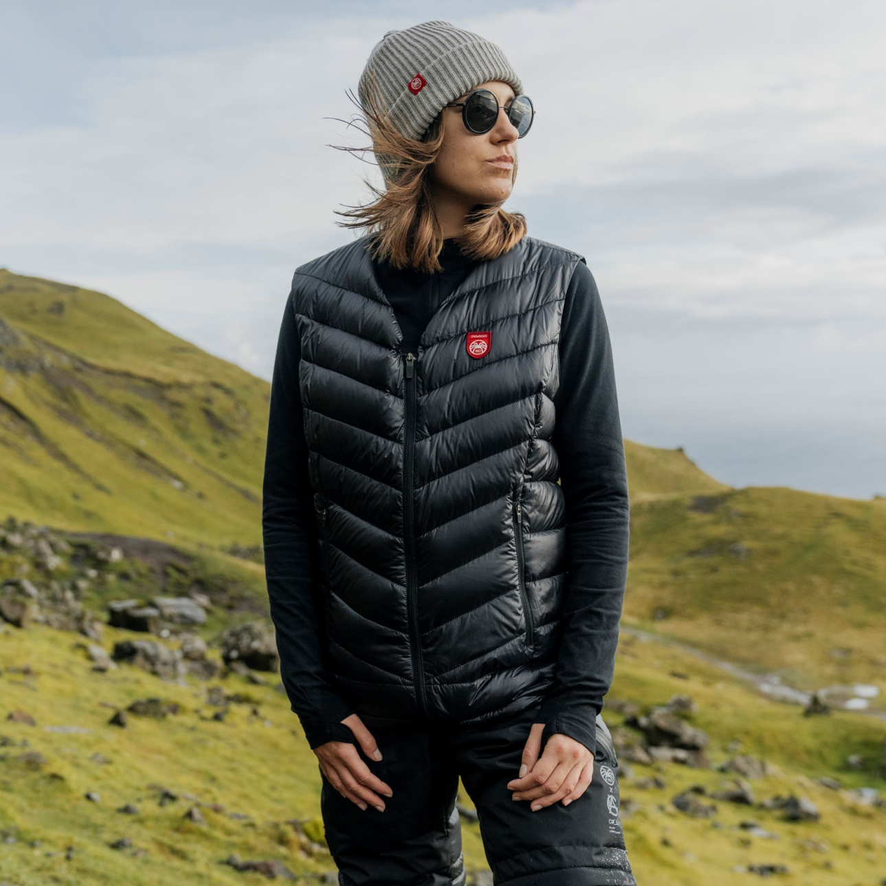 Women’s down vest - Shadow V Neck Women