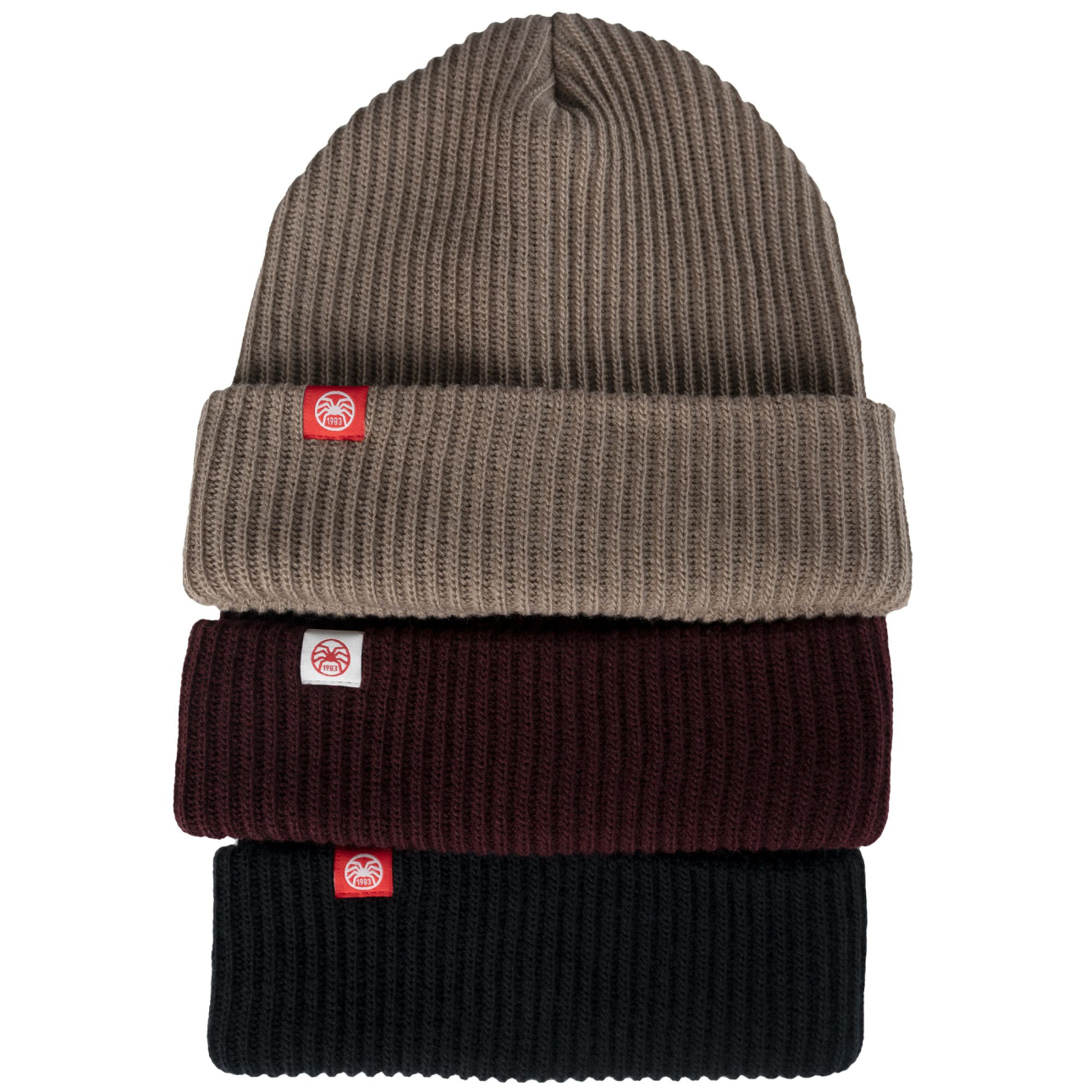 Burgundy beanie hat - Wooly Burgundy