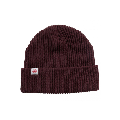 Burgundy beanie hat - Wooly Burgundy