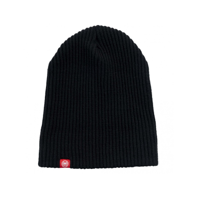 Black beanie hat - Wooly Black