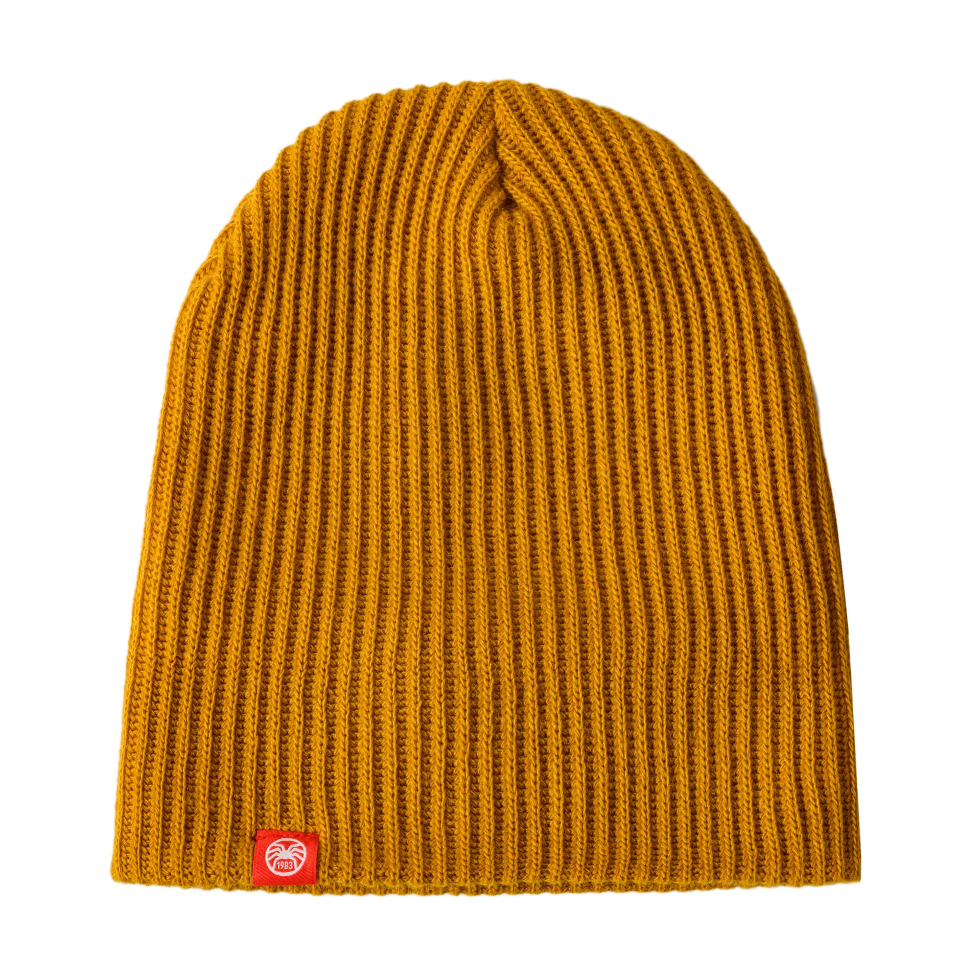 Yellow beanie hat - Wooly Apricot