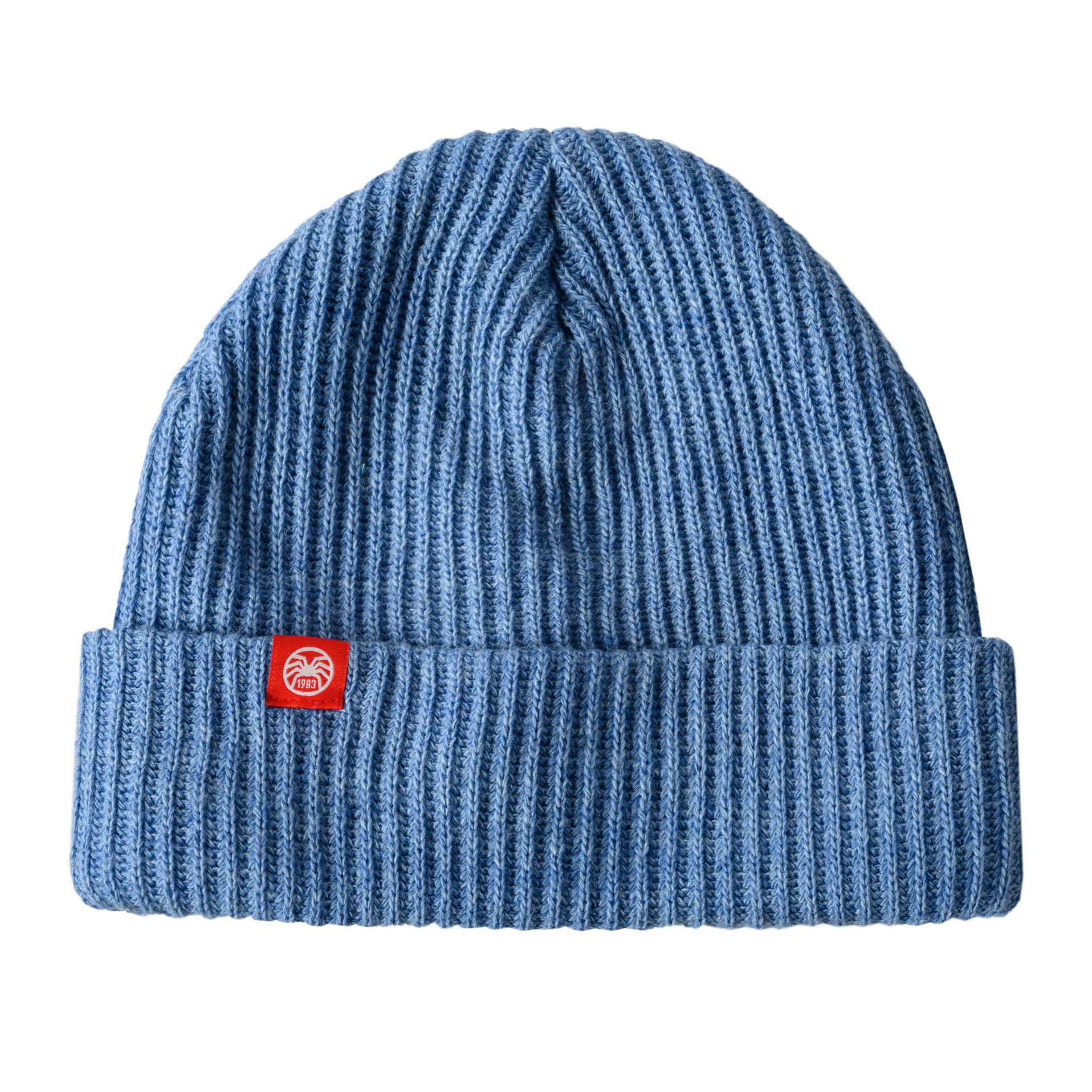 Blue beanie hat - Wooly Denim