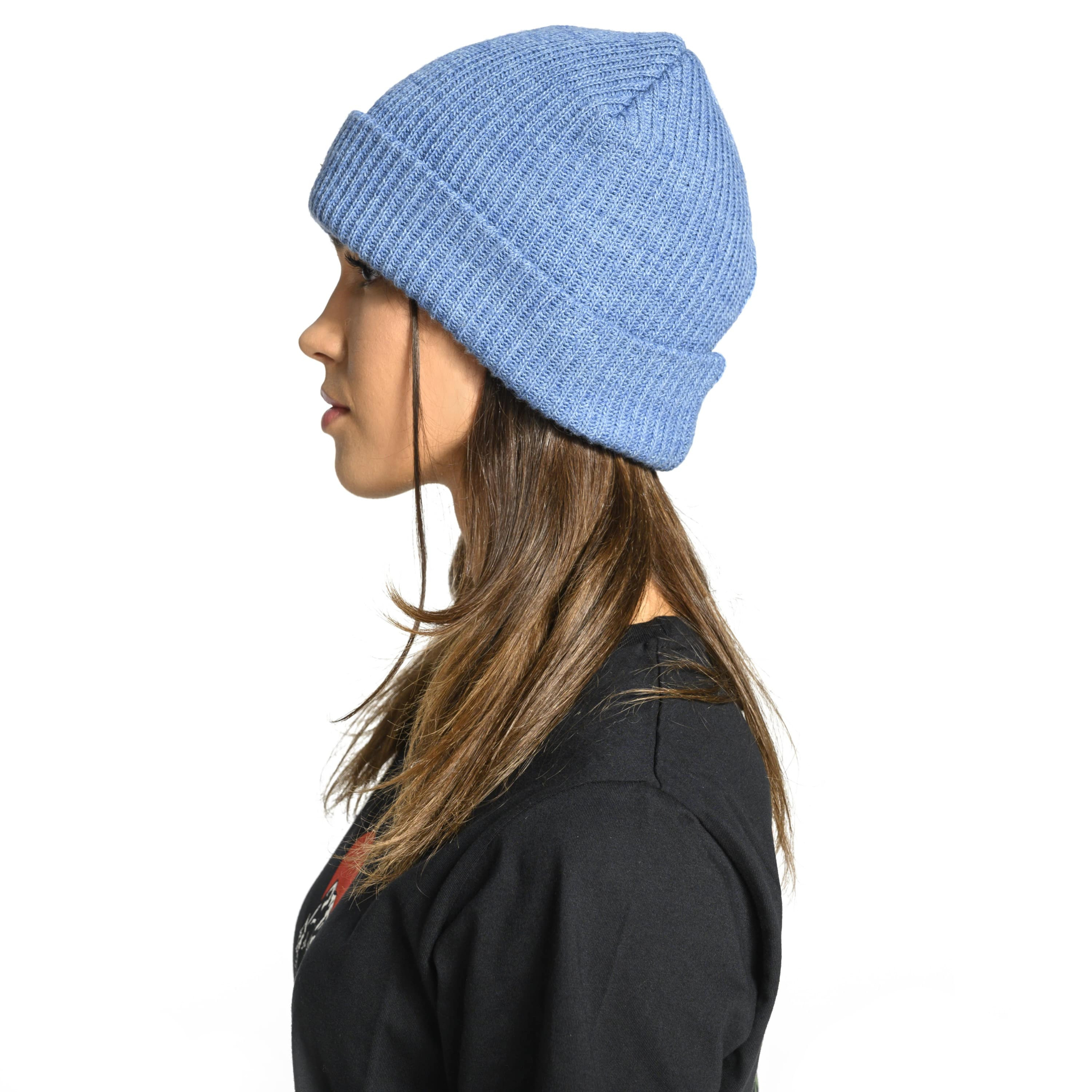 Blue beanie hat - Wooly Denim